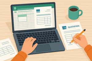 Excel 製作報價單與發票教學
