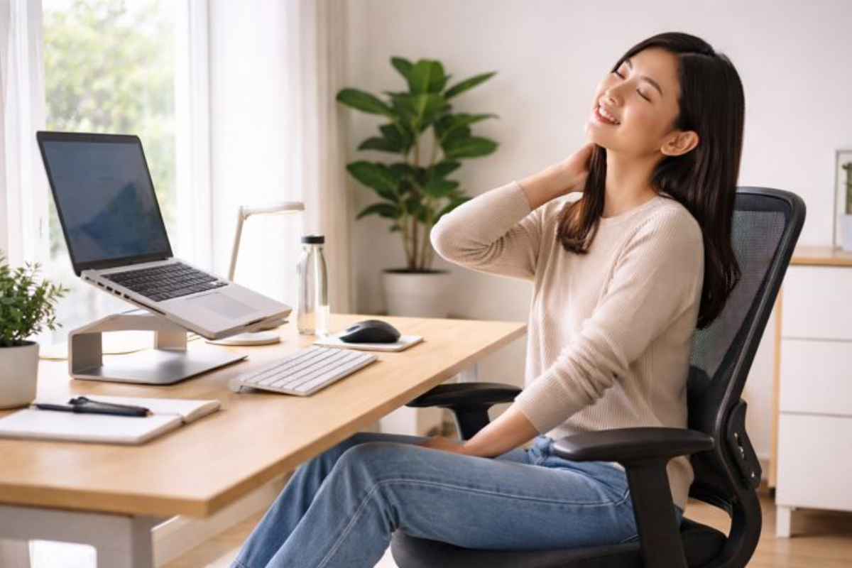 久坐頸痛必看：Freelancer 必備的人體工學 Home Office 配置